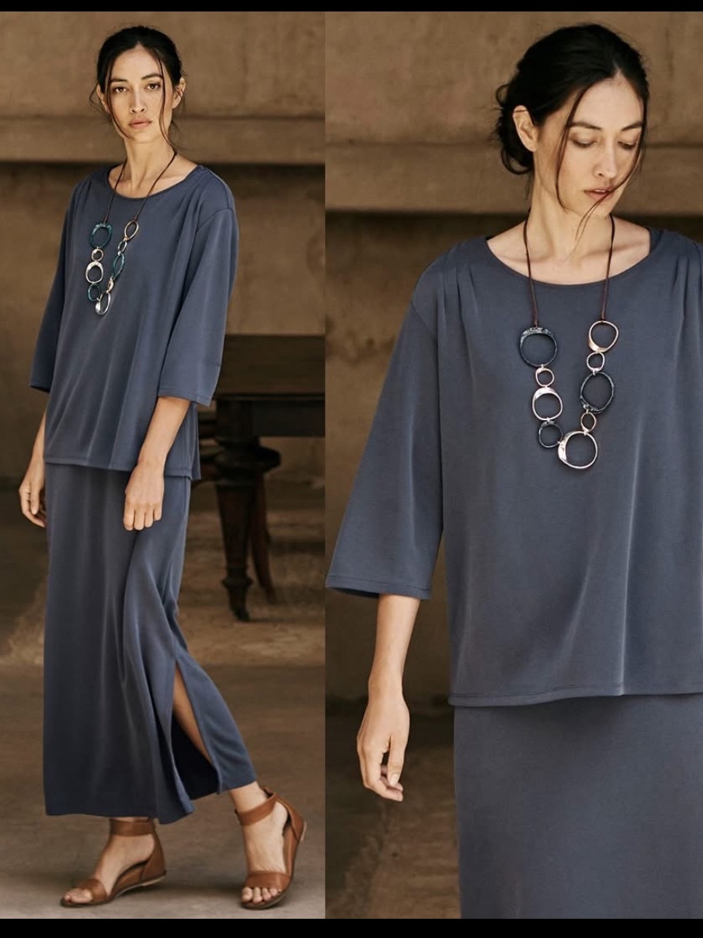 NEW J. Jill layered relaxed fit dress